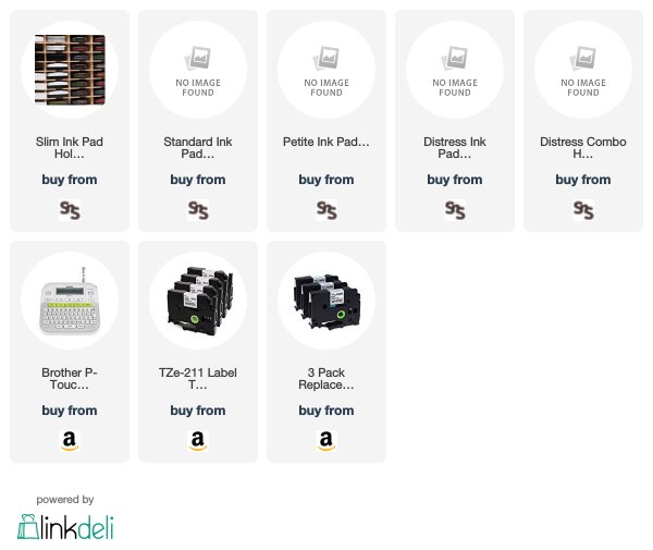 Ink Pad Storage Holder and Stamp Pad Storage for Distress Oxide Ink and  Others Sits Horizontal or Vertical Stores 24 Ink Pads Craft 