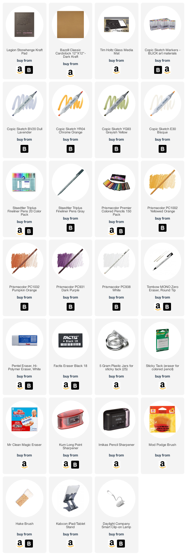 Copic Marker Mixed Media- Use Less Colored Pencil for Balance — Vanilla  Arts Co.
